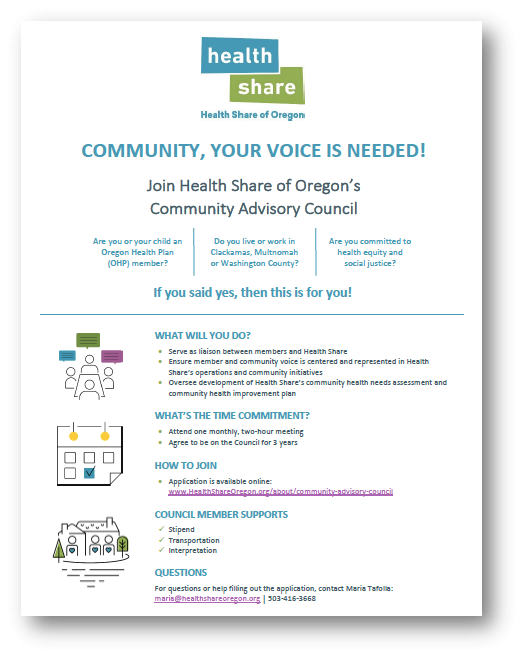 CAC Recruitment Flyer